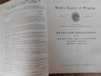 Lloyds register of shipping, rules and regulation 1947-48.