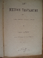 Het nieuwe Testament, 1892
