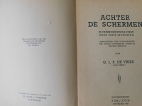 Achter de schermen, het verzet in W.O.II