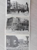 Mapje met foto`s van Rotterdam na het bombardement